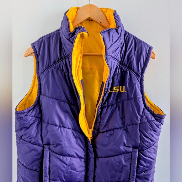 Columbia LSU Tigers Reversible Puffer Vest | Size Large - Picture 4 of 13